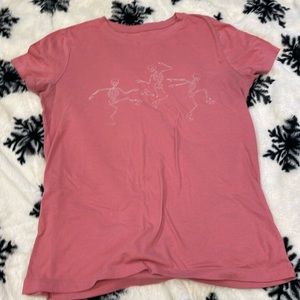 Roller Skating Skeleton Tee